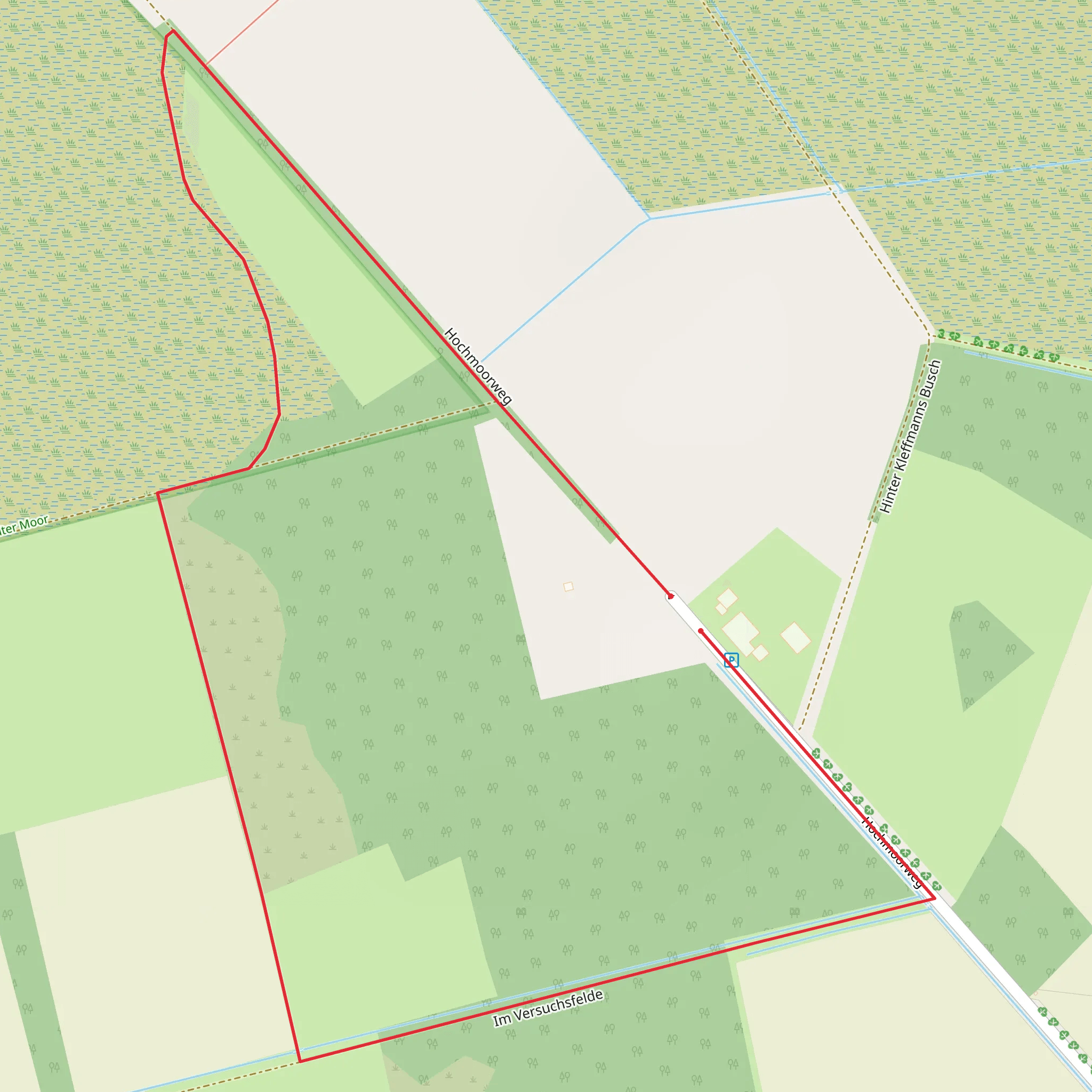 Hochmoorweg Loop mobile static map