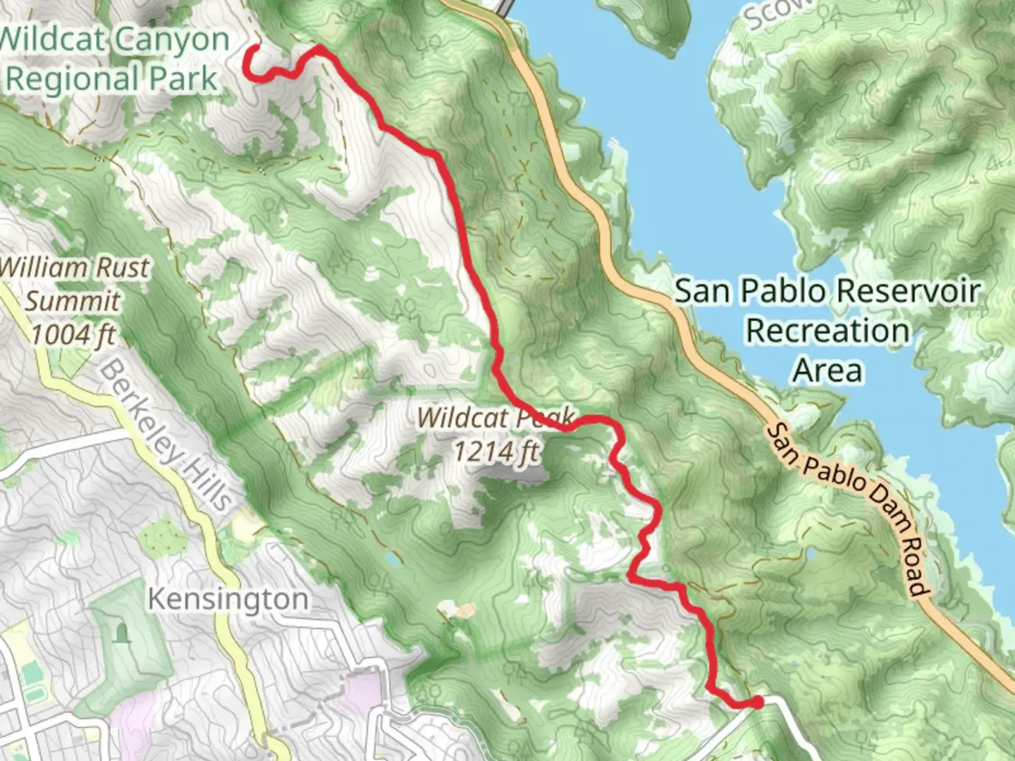 An image depicting the trail Nimitz Way and its surrounding area.