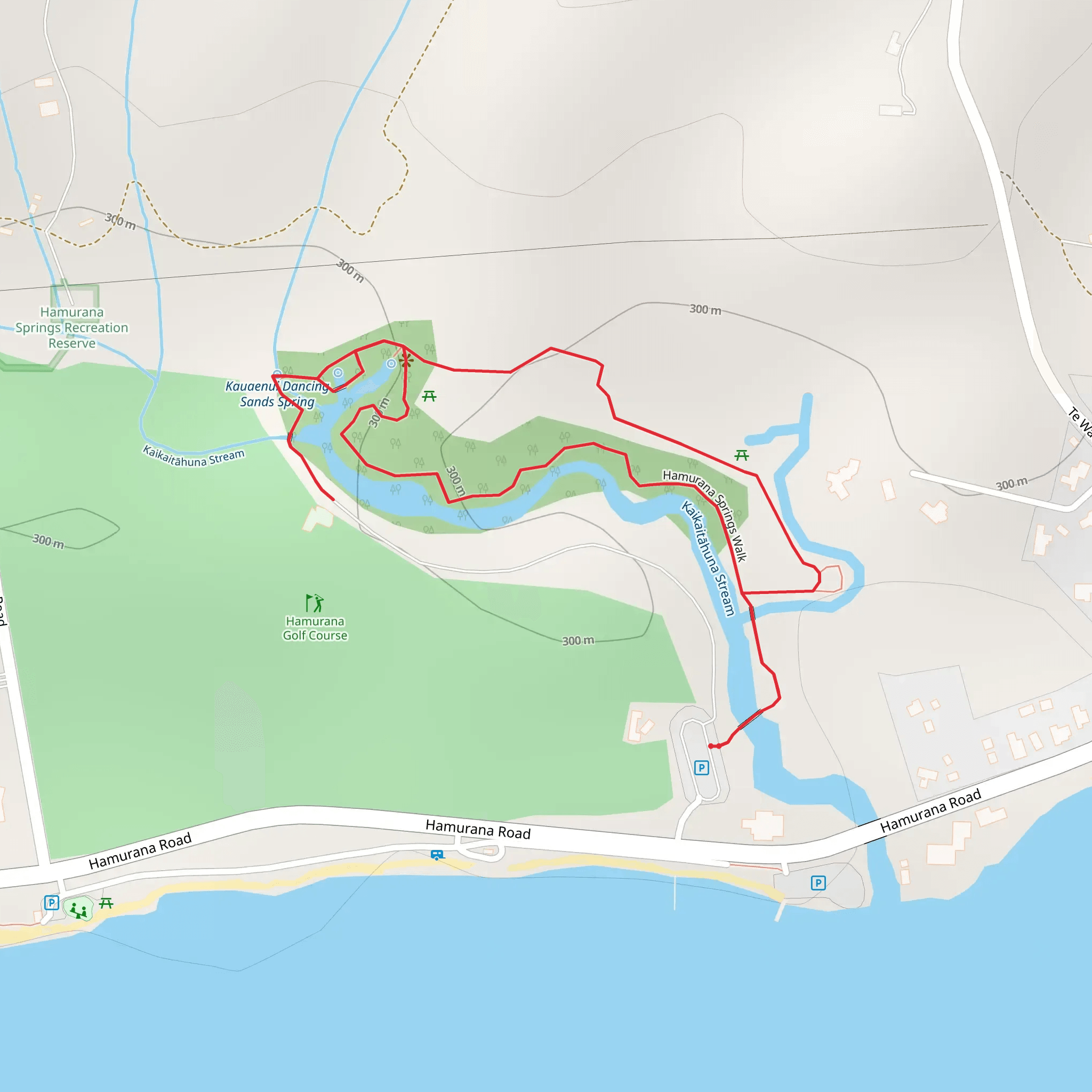Hamurana Springs Loop Walkway mobile static map