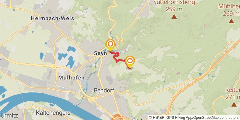 Rheinsteig alt 10 Map