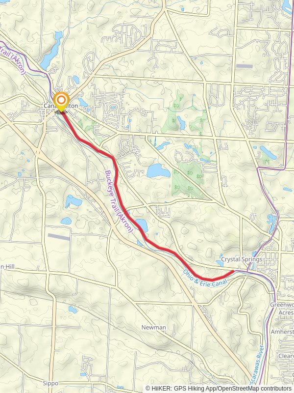 Buckeye Trail - Akron along Ohio and Erie Canal