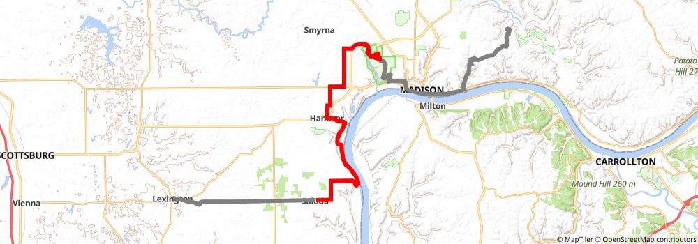 American Discovery Trail South Route stage 94 Map