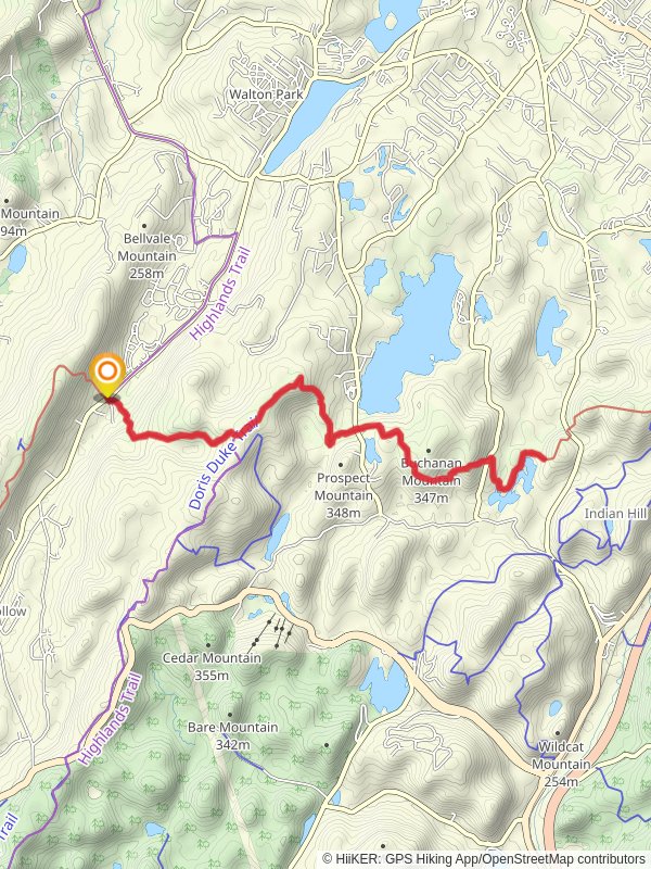 Little Dam Lake and Buchanan Mountain from Dutch Hollow Road