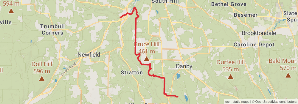 American Perimeter Trail - New York to Maine stage 7 Map