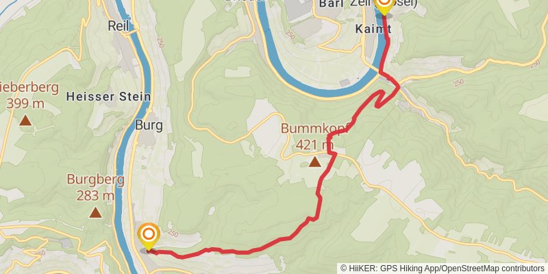 Moselsteig alt 4 Map