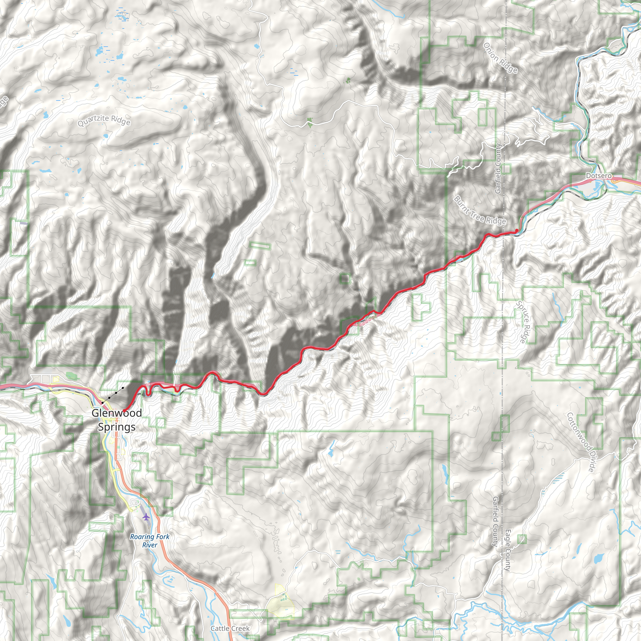 Colorado River Walk mobile static map