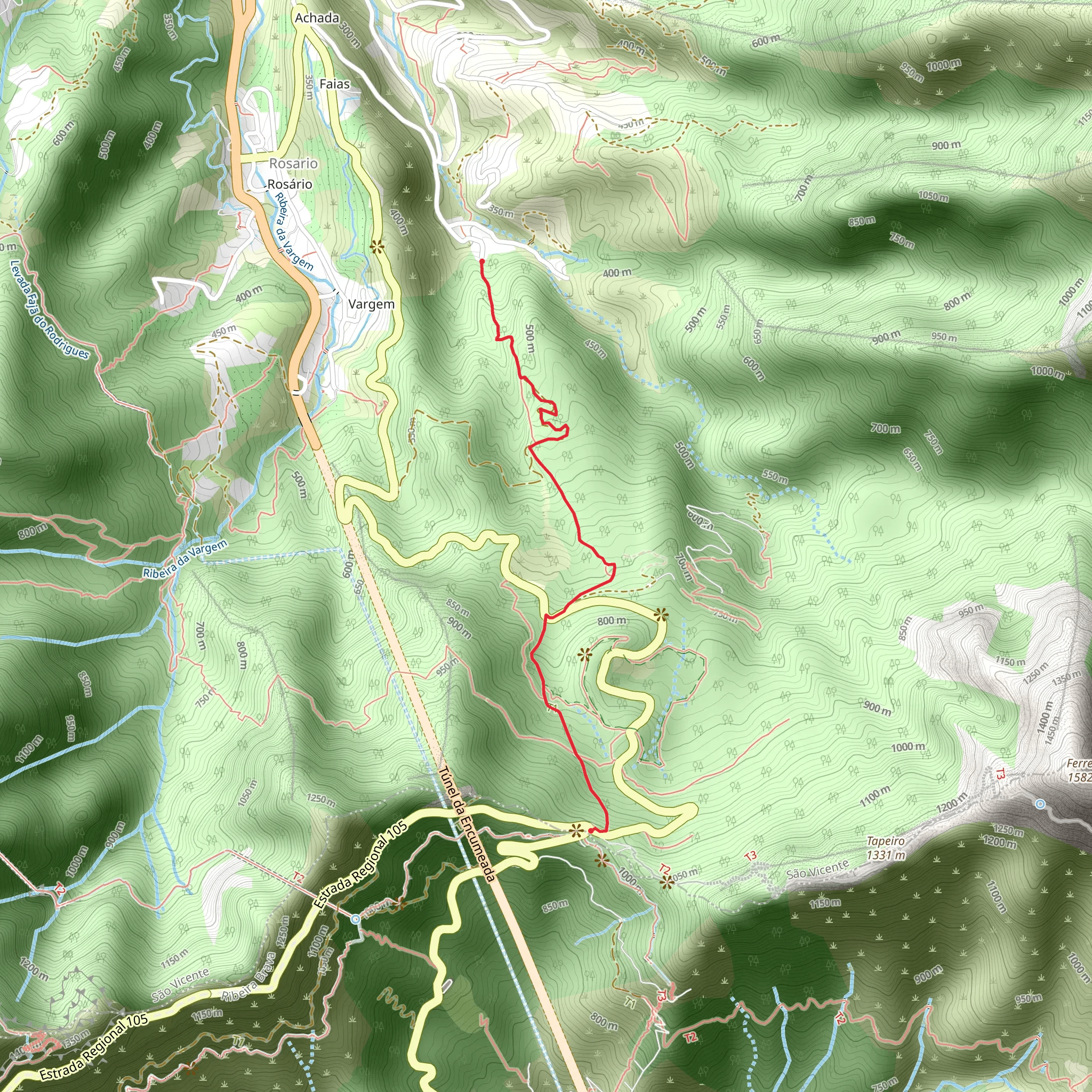 PR 21 Northern Path mobile static map