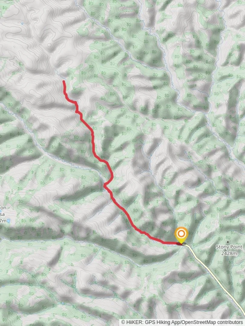 An image depicting the trail Bent to Dan Beard Trail and its surrounding area.