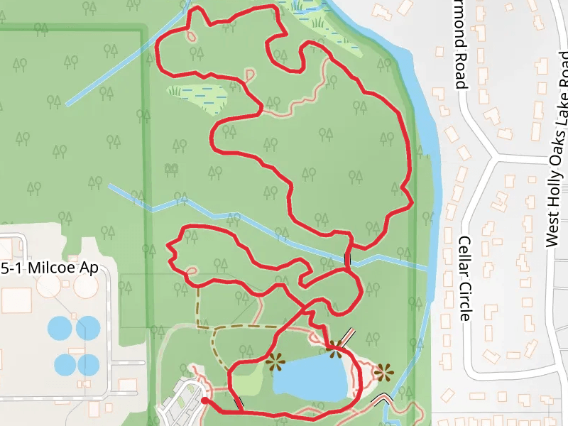 Live Oak - Sand Ridge - Lake Ray Loop TrailLoop