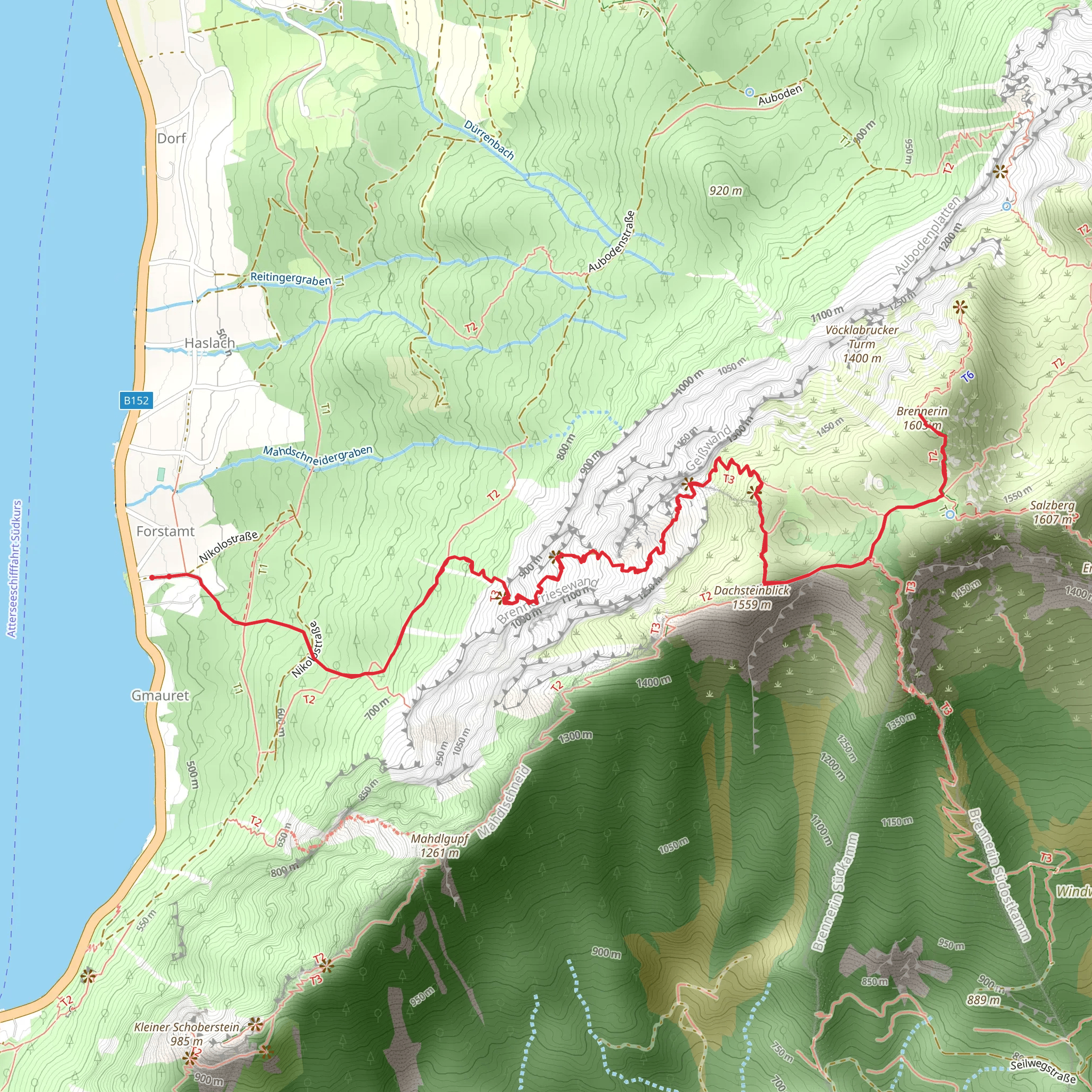 Brennerin mobile static map