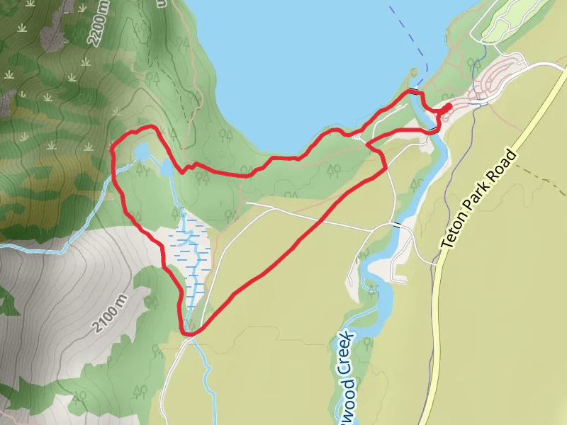 Moose Pond Trail and Jenny Lake Loop Trail