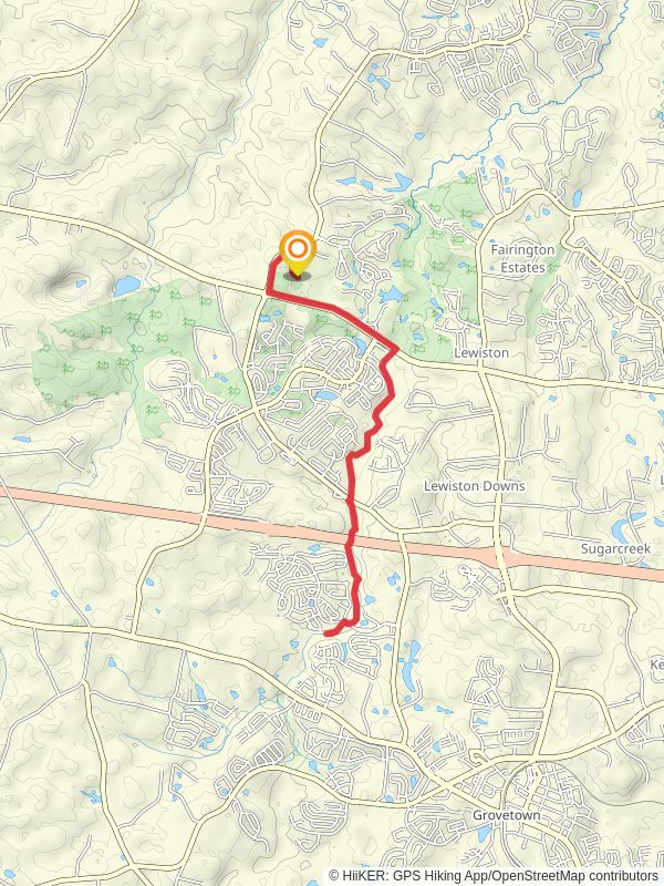 Euchee Creek Greenway Out and Back