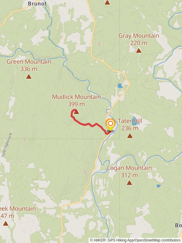 Mudlick Mountain via Fire Tower Trail