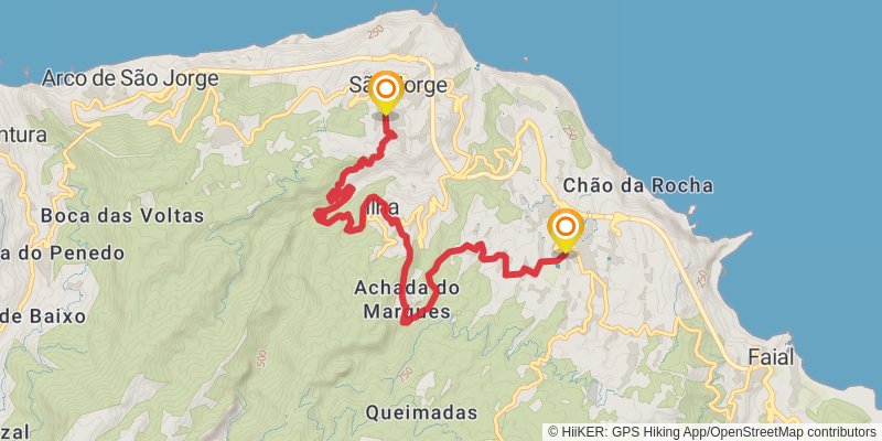 Rota Circula De Madeira stage 12 Map