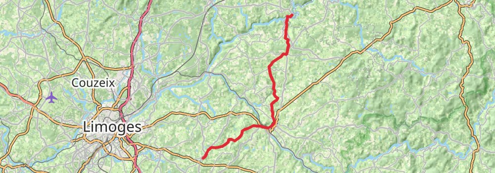 Camino Strasbourg-Saint Jean Pied de Port via Vézelay stage 49 Map