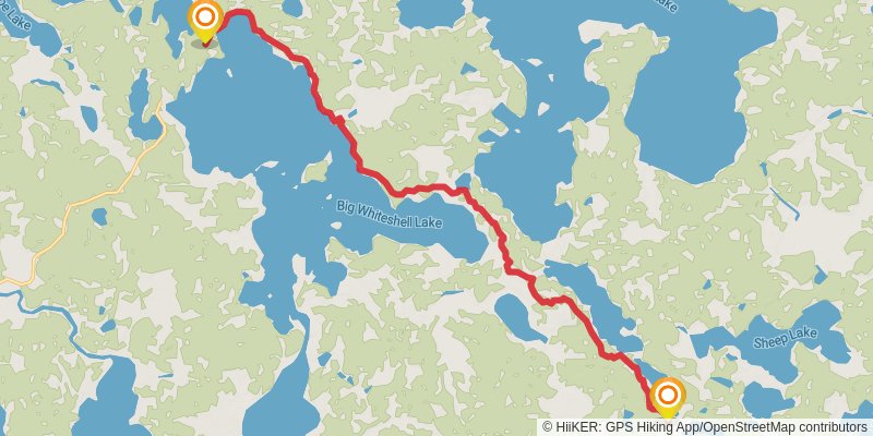 Mantario Trail stage 3 Map