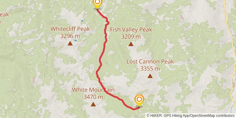 Silver King Trail stage 2 Map