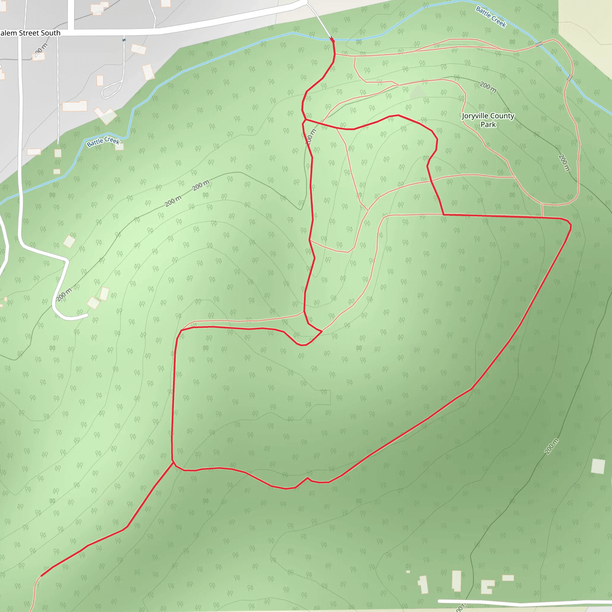 Nehalem Street South Loop - South mobile static map