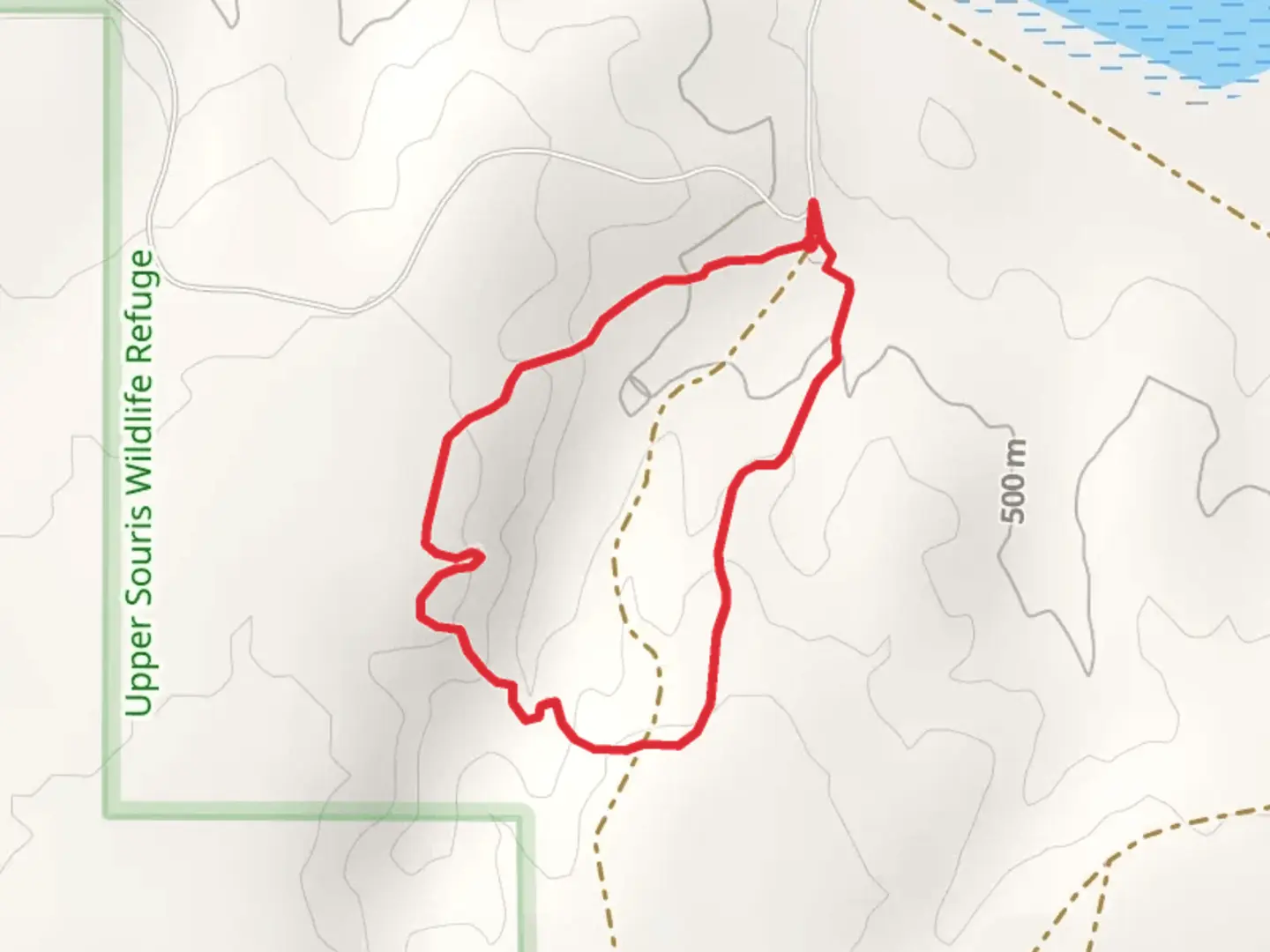 An image depicting the trail Cottonwood Nature Loop Trail and its surrounding area.