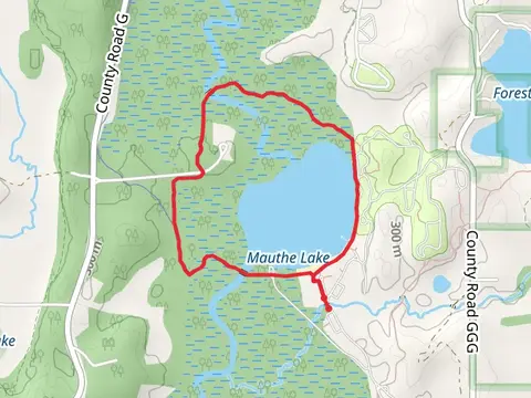 Mauthe Lake via Tamarack Circle Trail