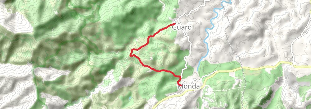 GR 243 Sendero Sierra de las Nieves stage 5 Map