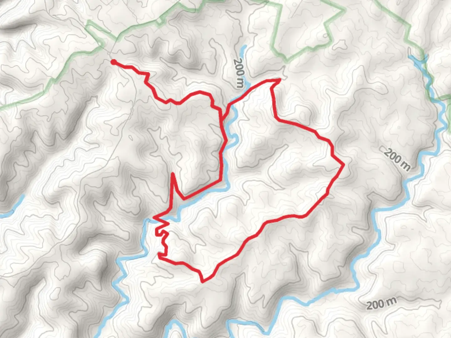 An image depicting the trail Wet Prong Trail Loop and its surrounding area.