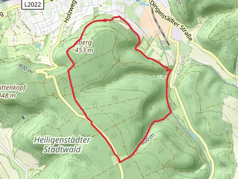 Iberg Rundwanderweg - Gelber Balken