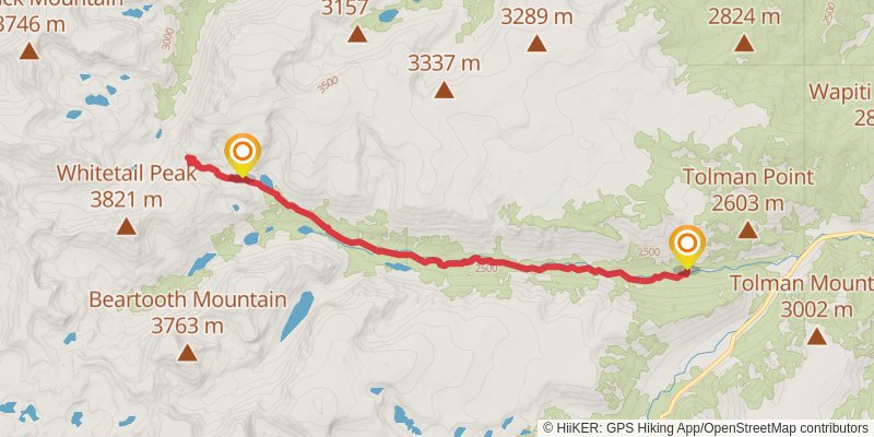 Lake Fork Trail stage 2 Map