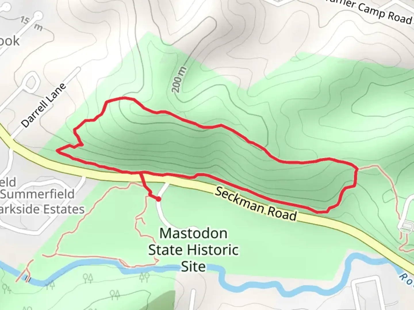 An image depicting the trail Limestone Hill Loop Trail and its surrounding area.