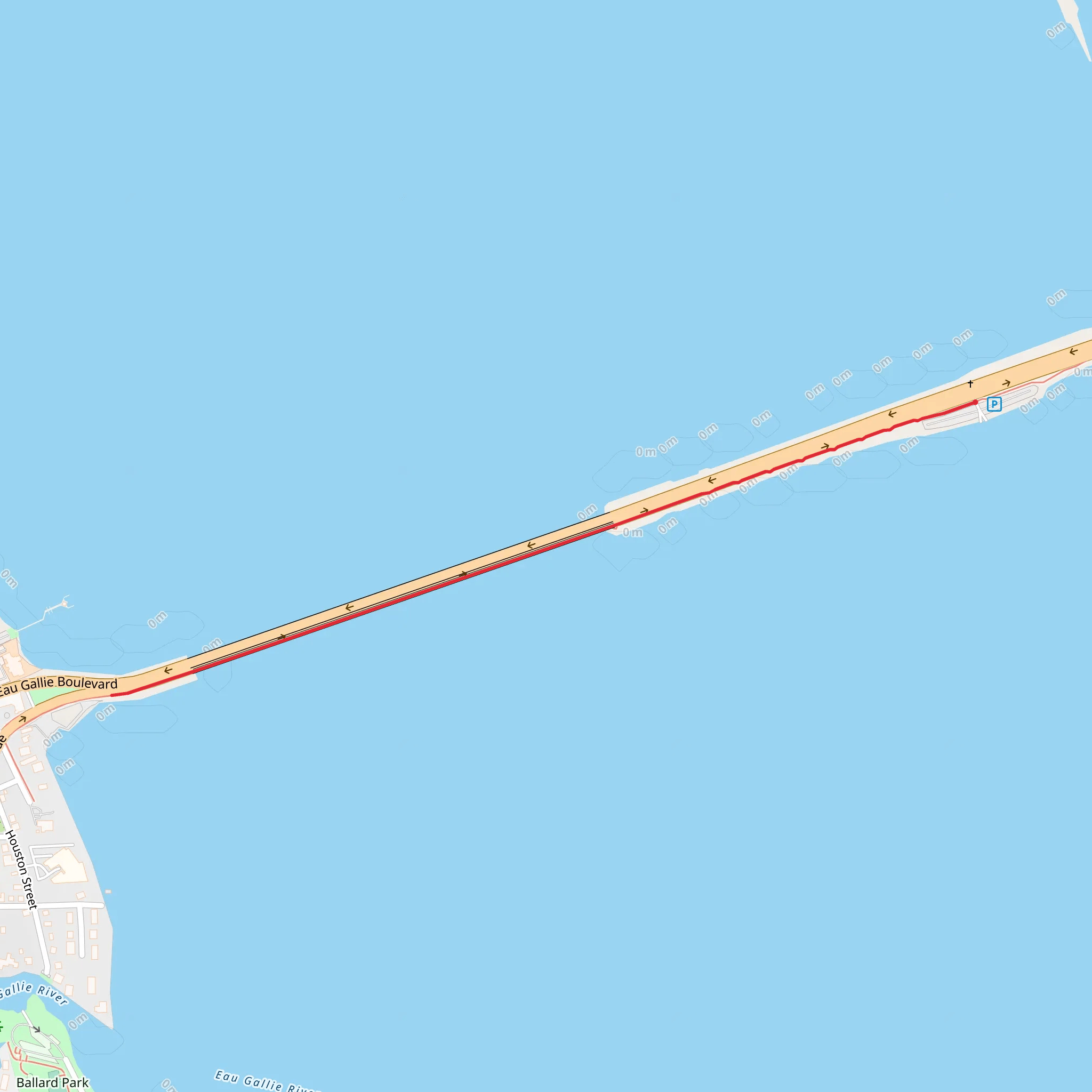 Eau Gallie Boulevard mobile static map