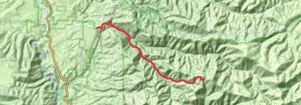 American Perimeter Trail - Southwest Primary stage 51 Map