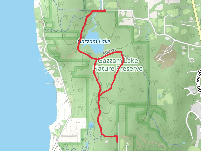 Gazzam Lake Loop and Main Trail