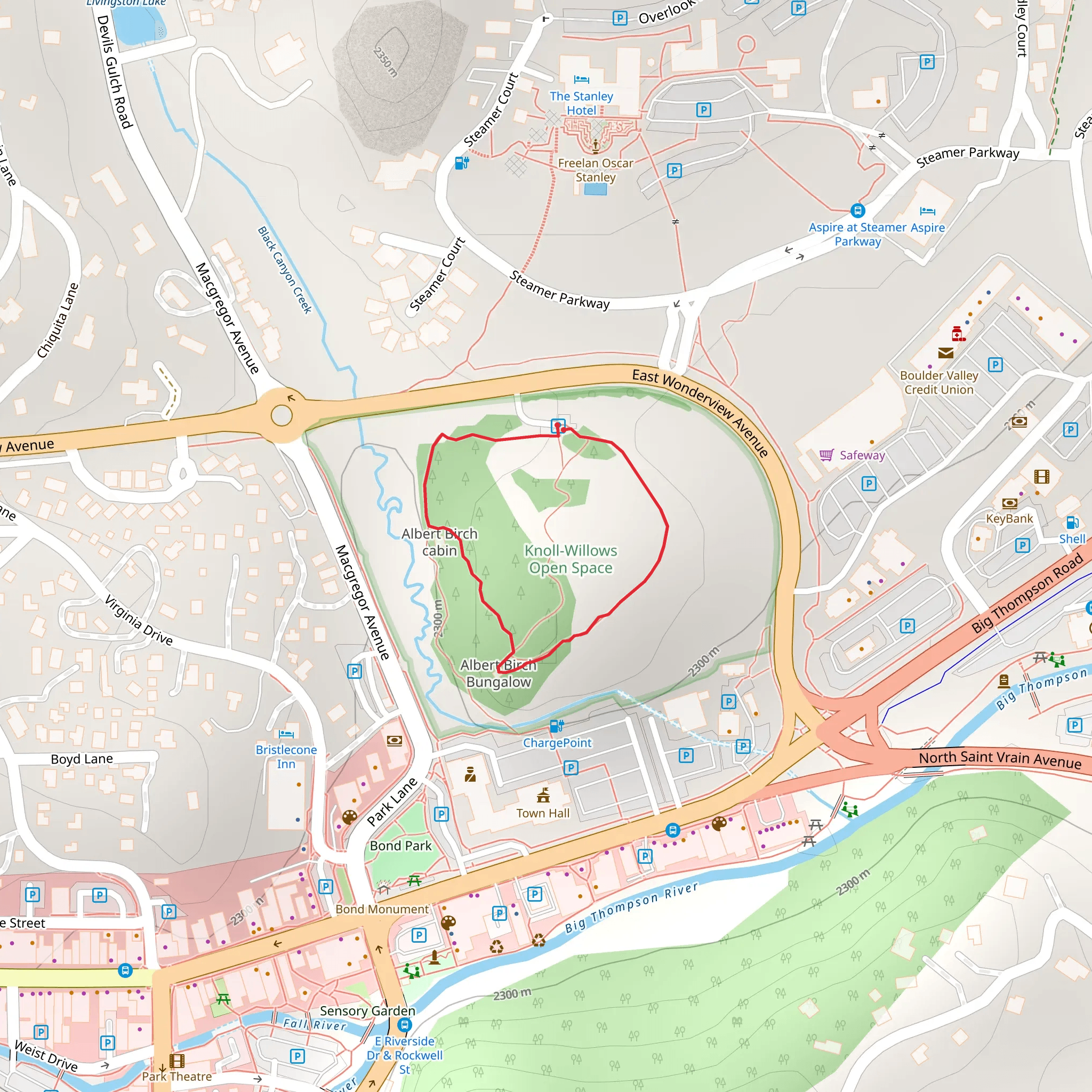 East Wonderview Avenue Loop mobile static map