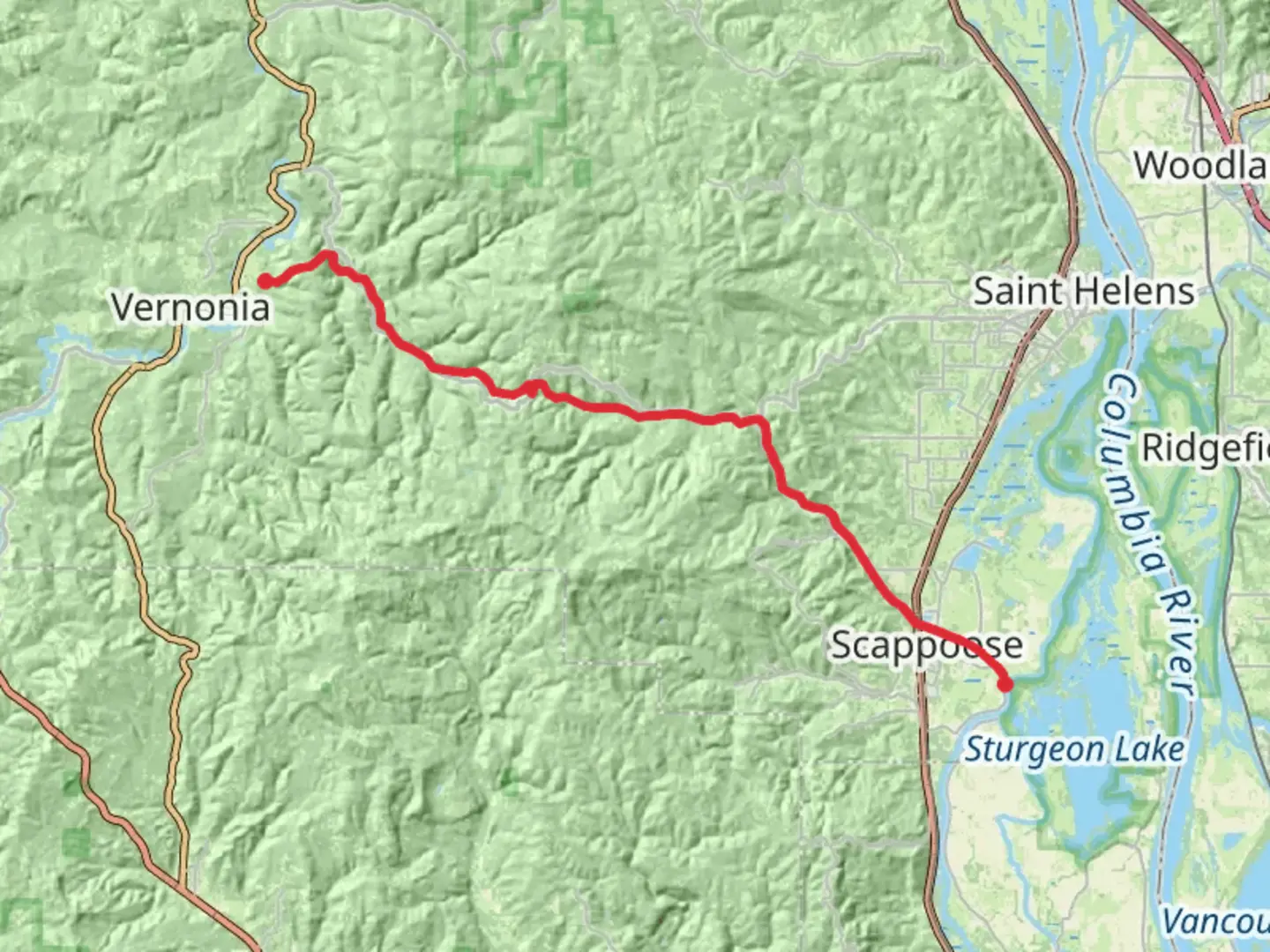 An image depicting the trail Crown Zellerbach Rail Trail and its surrounding area.