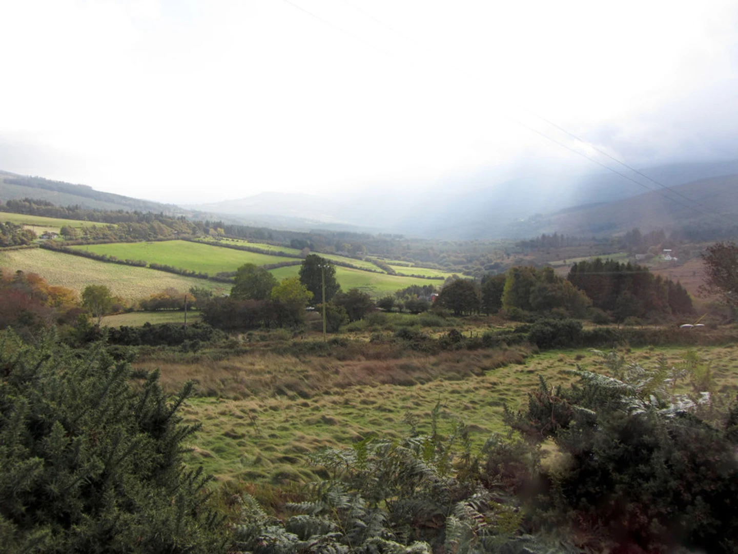 An image depicting the trail Glencree to Dublin Mountains and its surrounding area.