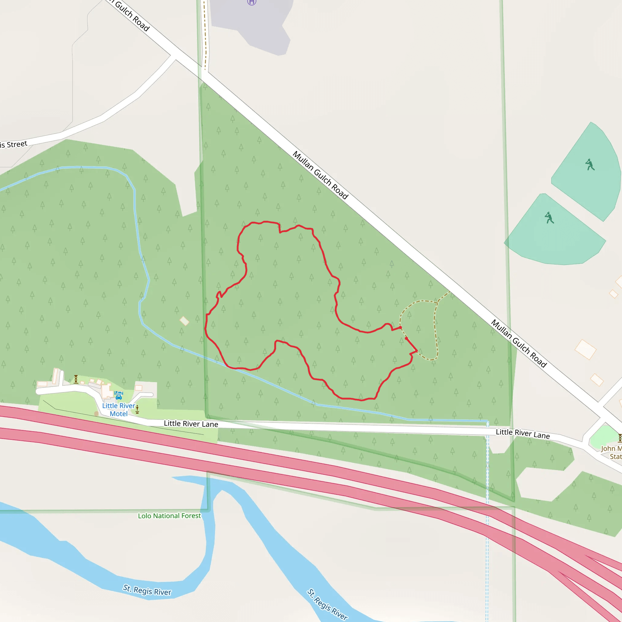 Maynard Loge Nature Conservancy Trail mobile static map