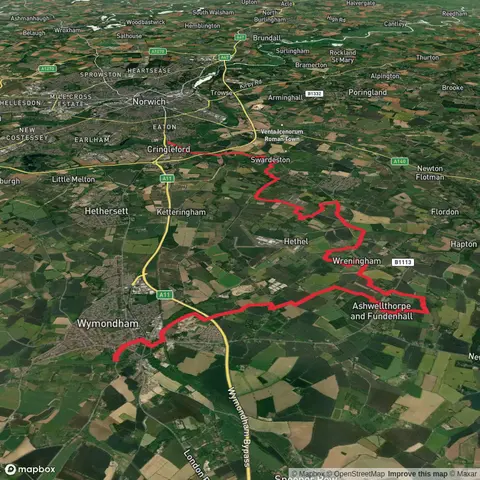 Ketts Trail - Wymondham to Norwich