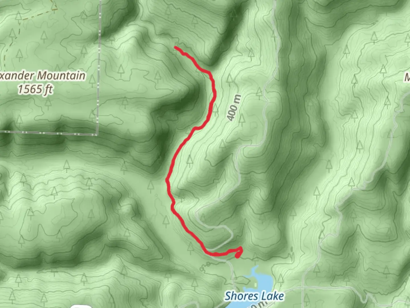 An image depicting the trail White Rock Shores Lake Loop West and its surrounding area.