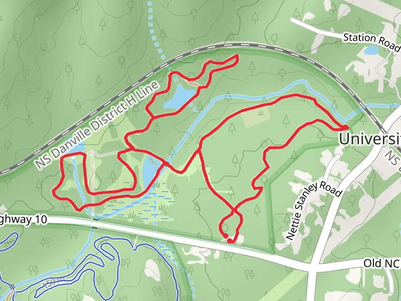 Stony Creek Bluff, Cemetery Connector and Dairy Farm Loop Trail