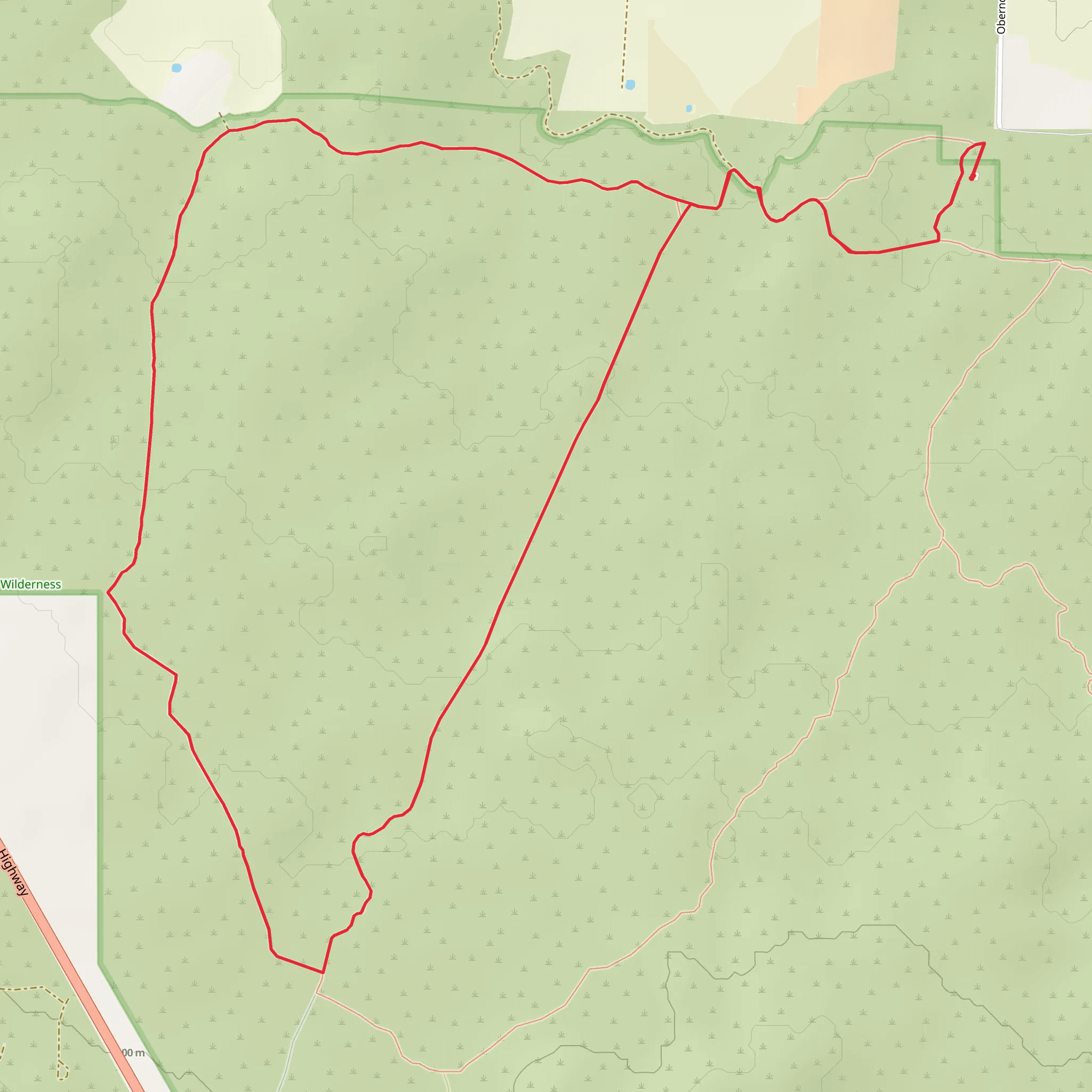 Larry Chitwood Loop Trail mobile static map