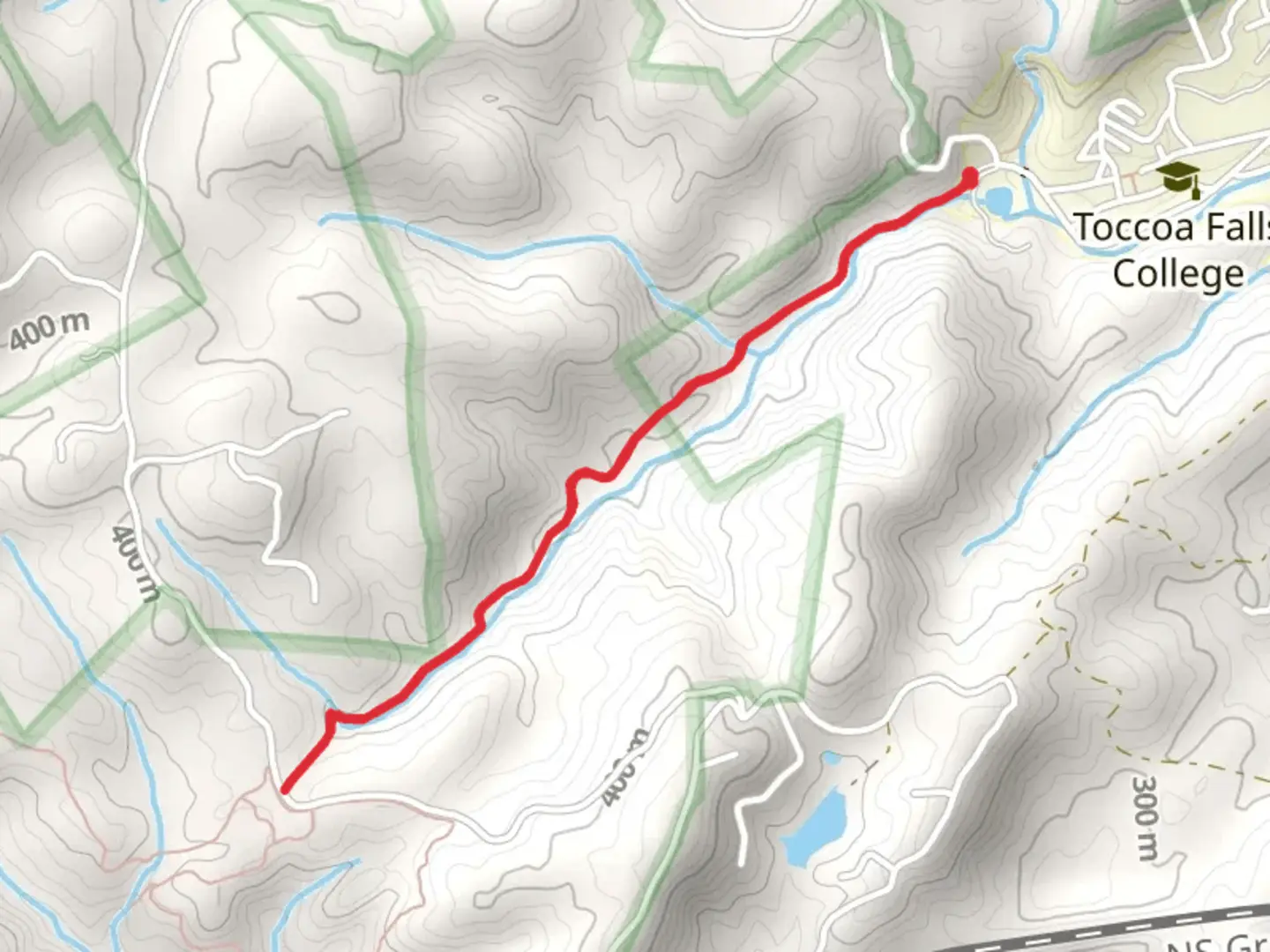 An image depicting the trail Dead Man Branch Trail and its surrounding area.