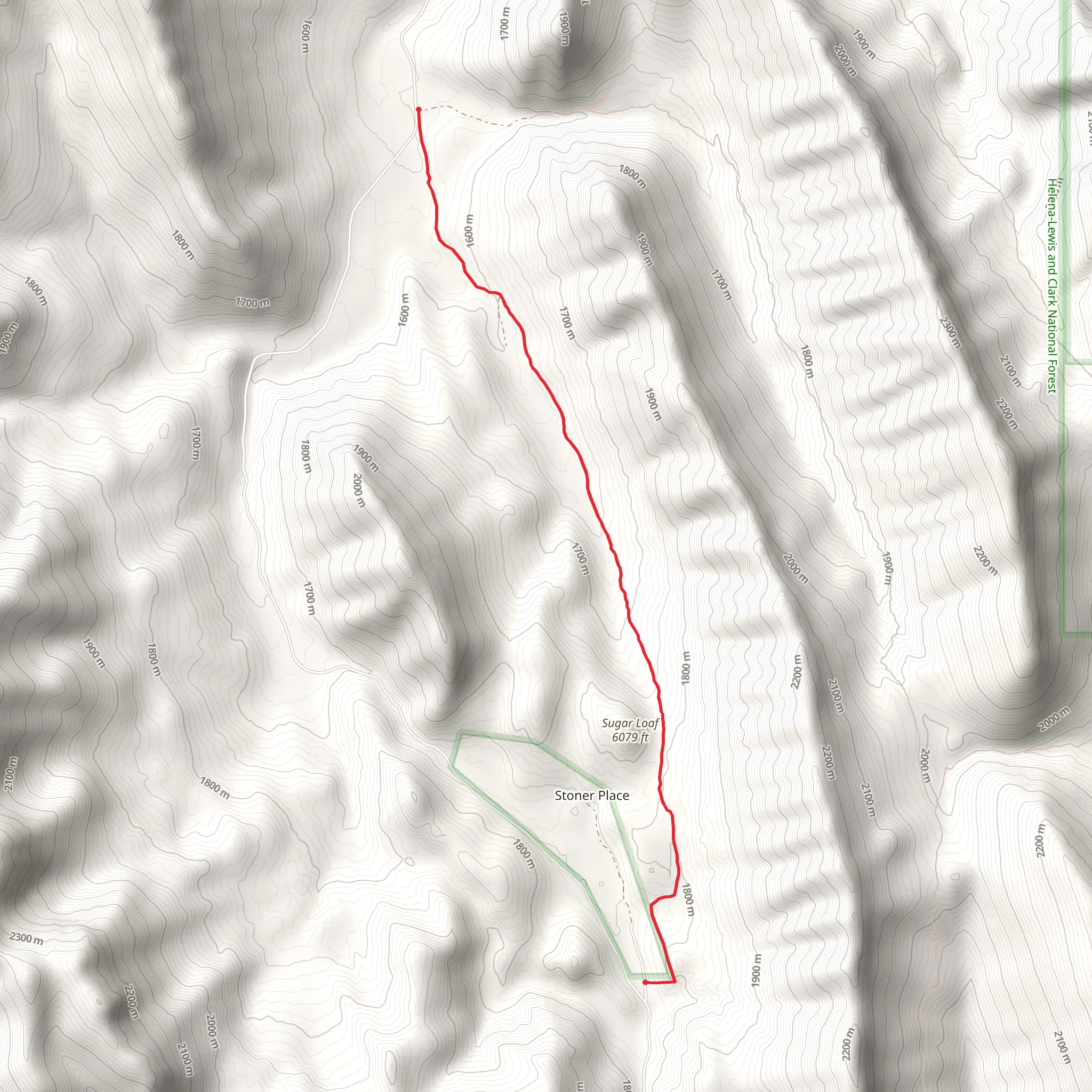 Old Beaver Willow Trail mobile static map