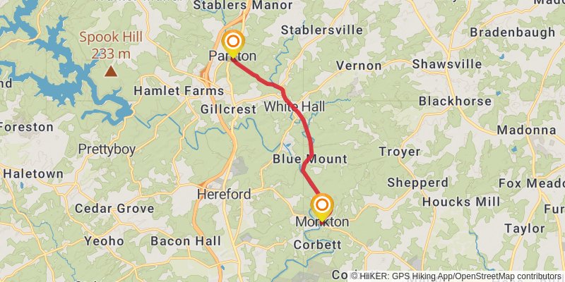 York County Heritage Rail Trail stage 4 Map