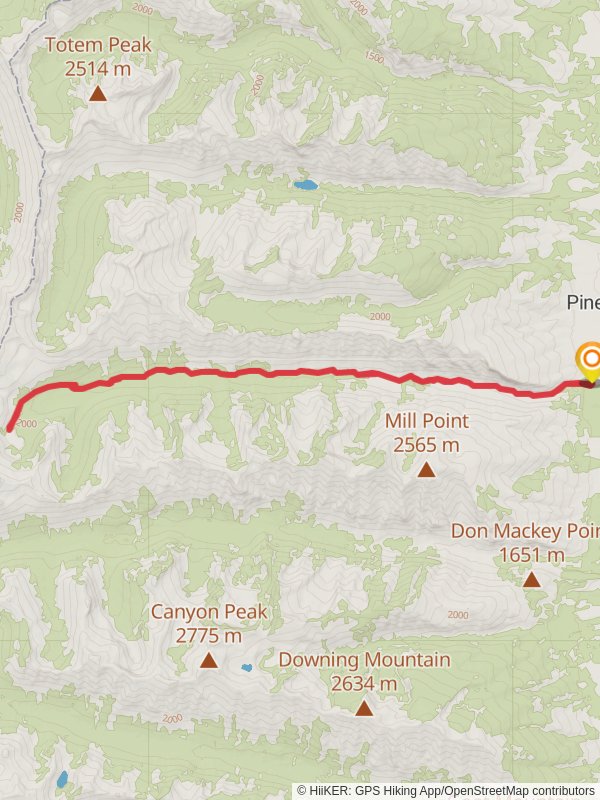 Mill Creek Trail from Mill Creek Trail Road