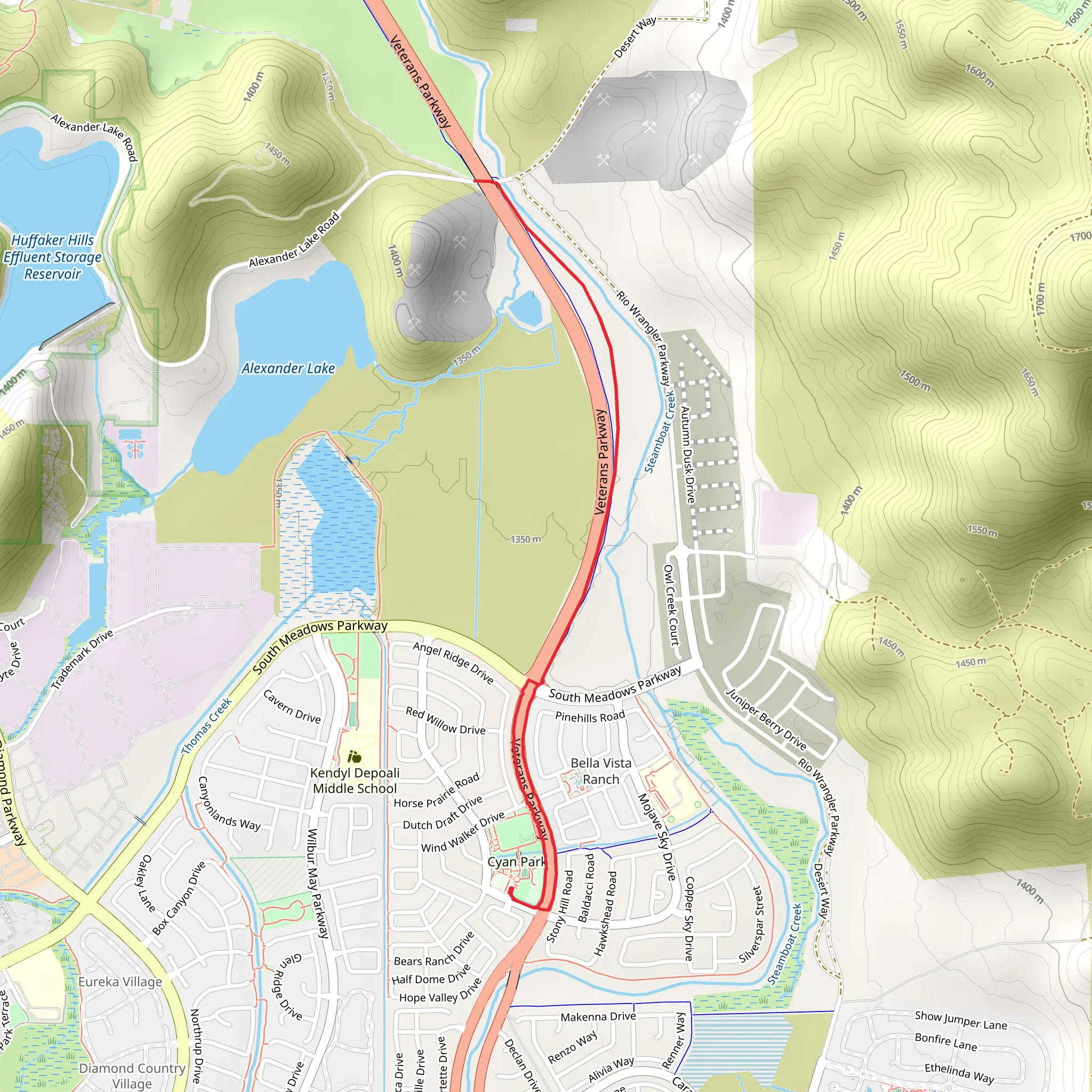 Erica Greif Memorial Way mobile static map