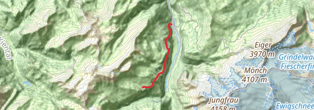 Via Alpina - Red Trail stage 80 Map