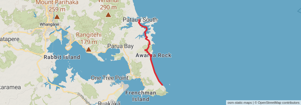 Te Araroa Trail stage 21 Map