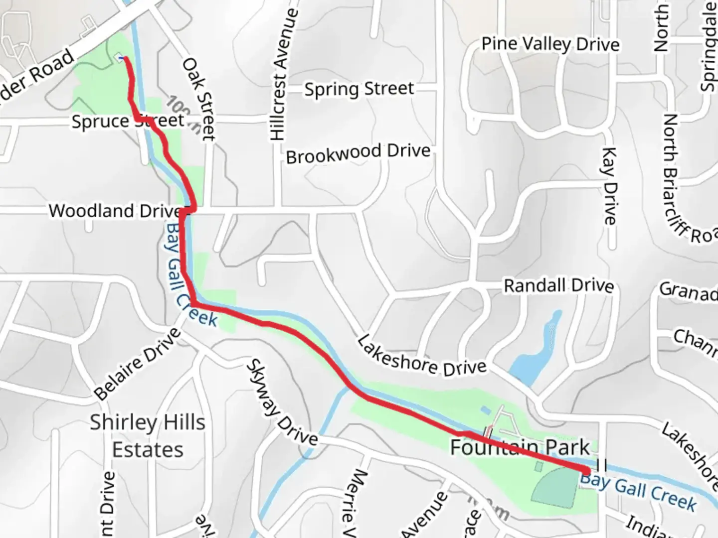 An image depicting the trail Wellston Trail and its surrounding area.