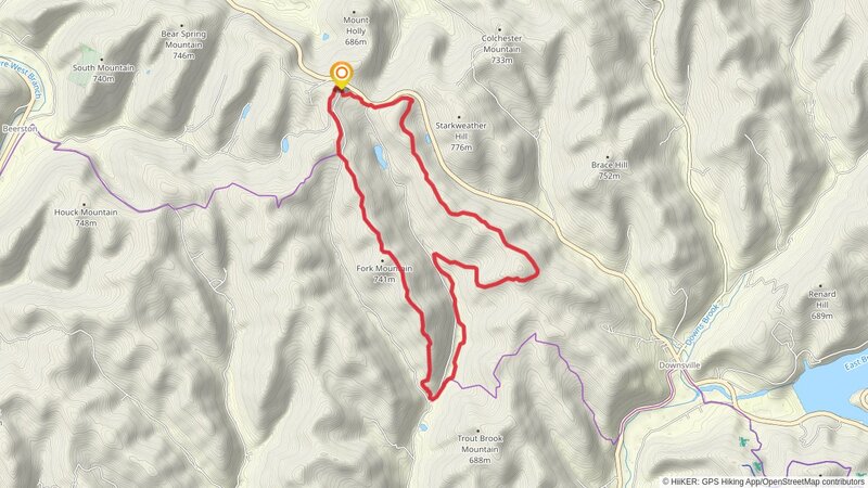 Fork Mountain Loop mobile static map
