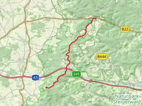 Friedrichsberg to Ebrach Walk via Fuchsberg